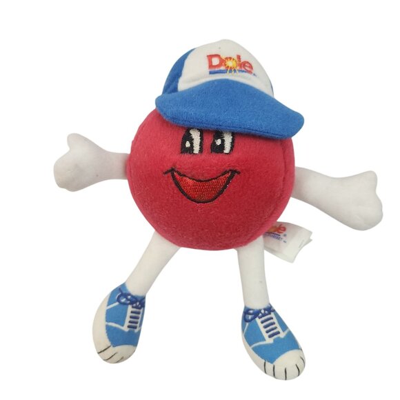 1999 Set Of 4 Dole Fruit Plush Characters Pineapple Cranberry Banana & Papaya 7" - Picture 14 of 16